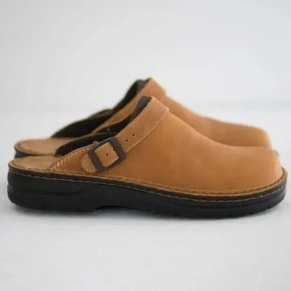 Orthopedische Leren Slippers Voor Mannen