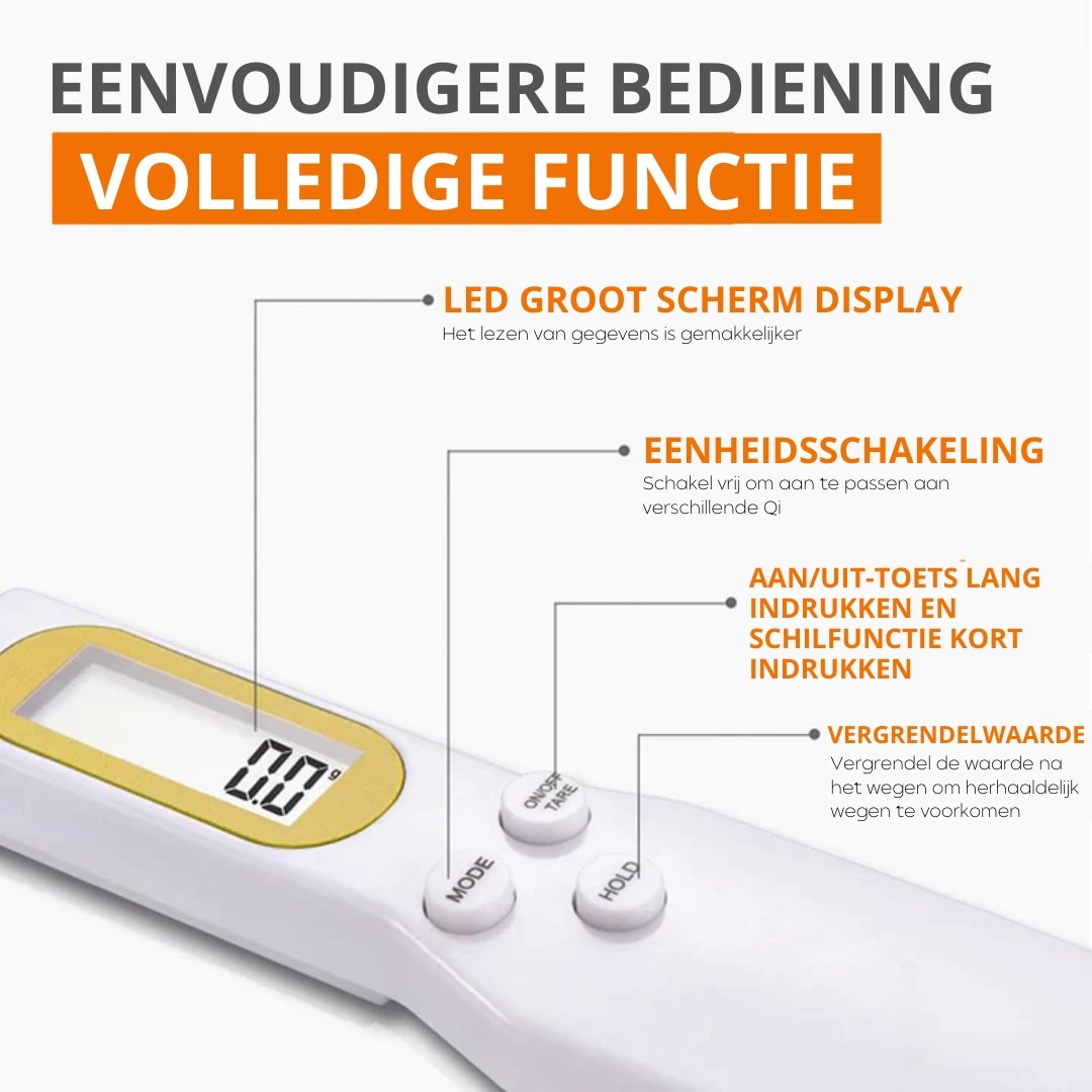 EasySpoon™ - Elektronische Maatlepel - Hufitta