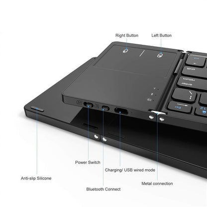 Opvouwbaar Draadloos Bluetooth Toetsenbord