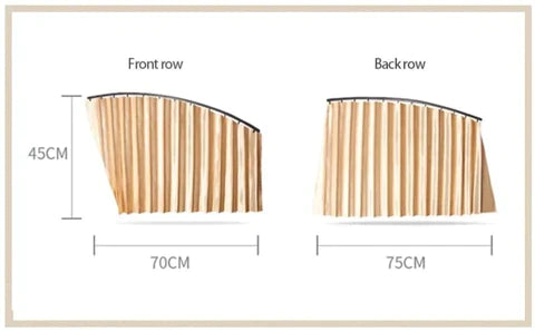 Magnetisch Auto Venster Schuifgordijn Set